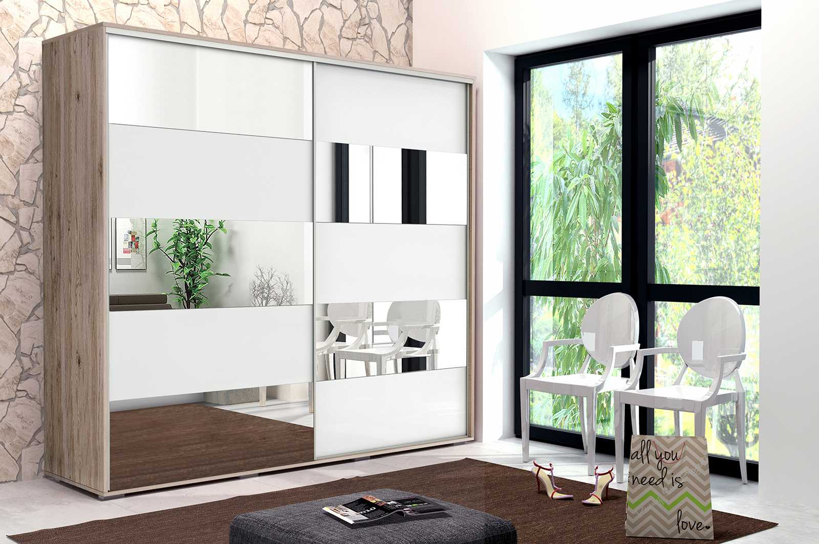 Skapski Šatní skříň Ska A16 XL Barva: San remo