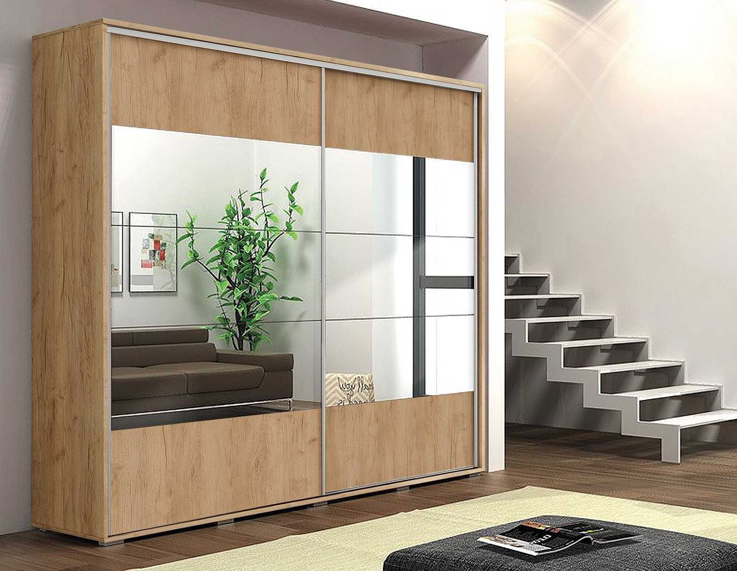 Skapski Šatní skříň Ska A17 XL Barva: Dub - Craft zlatý