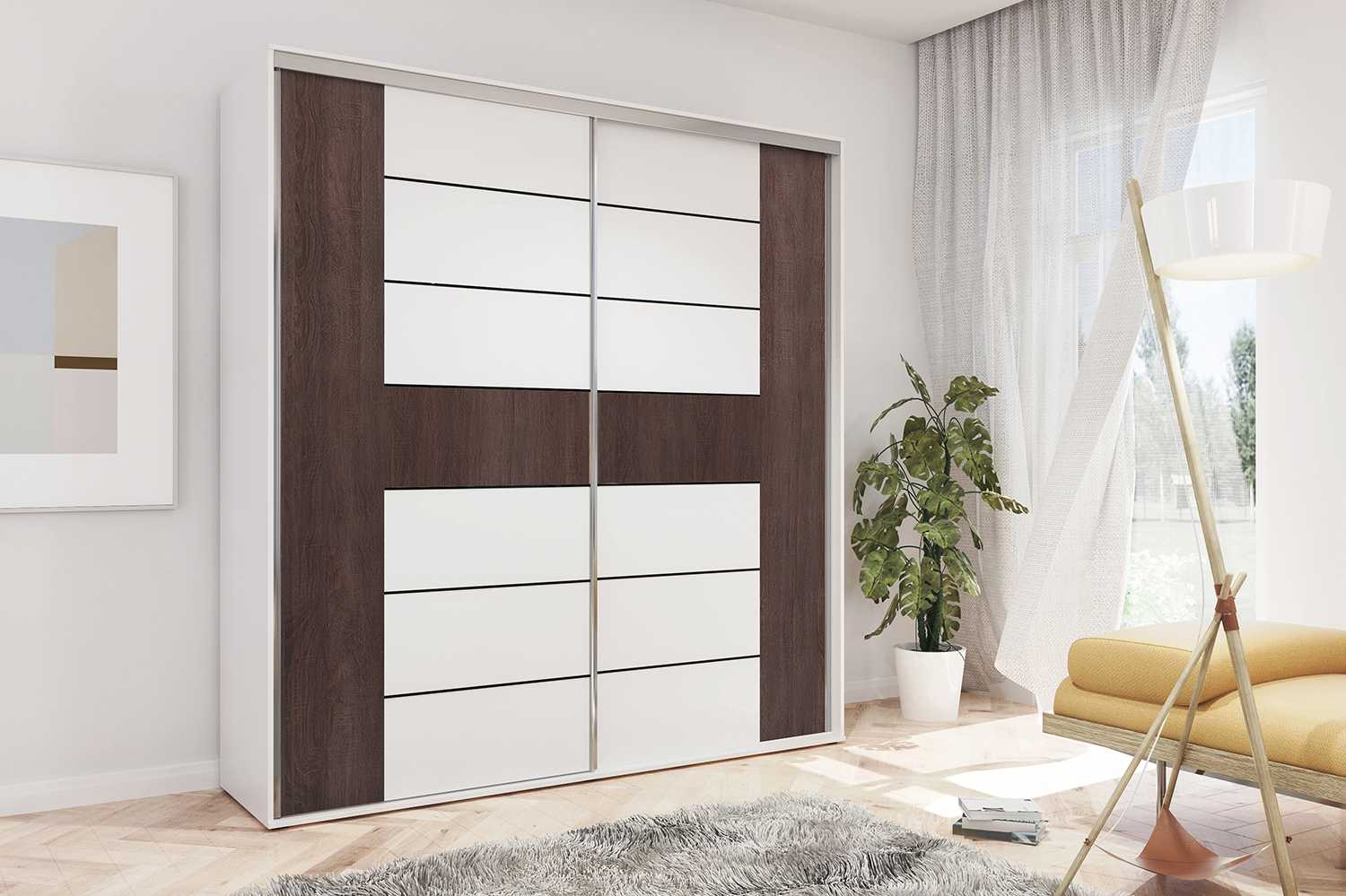 Skapski Šatní skříň Ska A18 Barva: Bílá