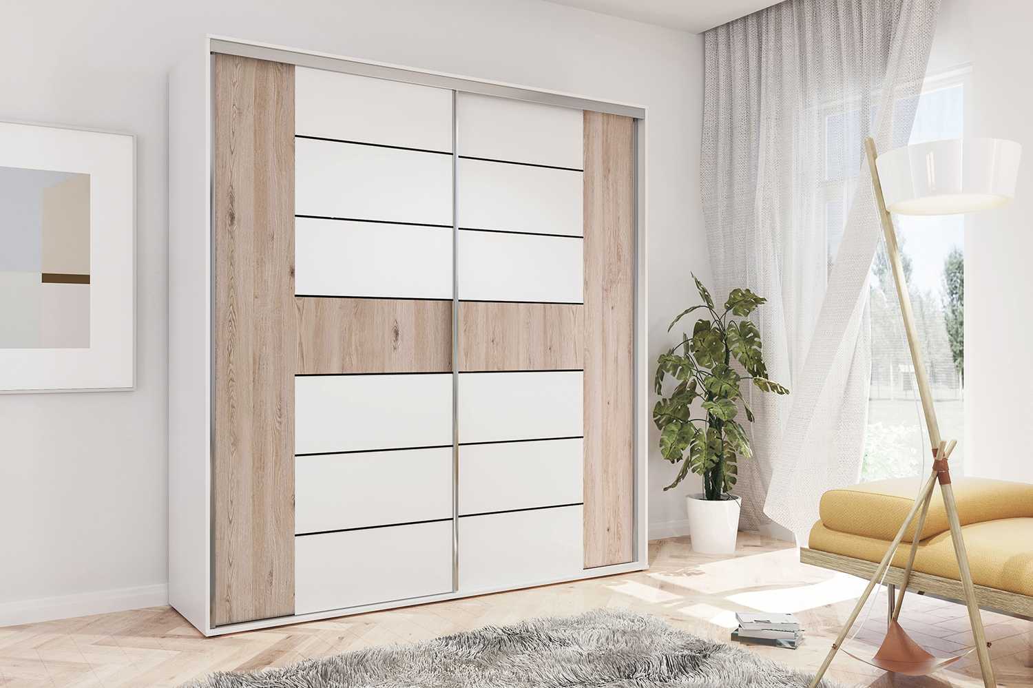 Skapski Šatní skříň Ska A18 XL Barva: Bílá