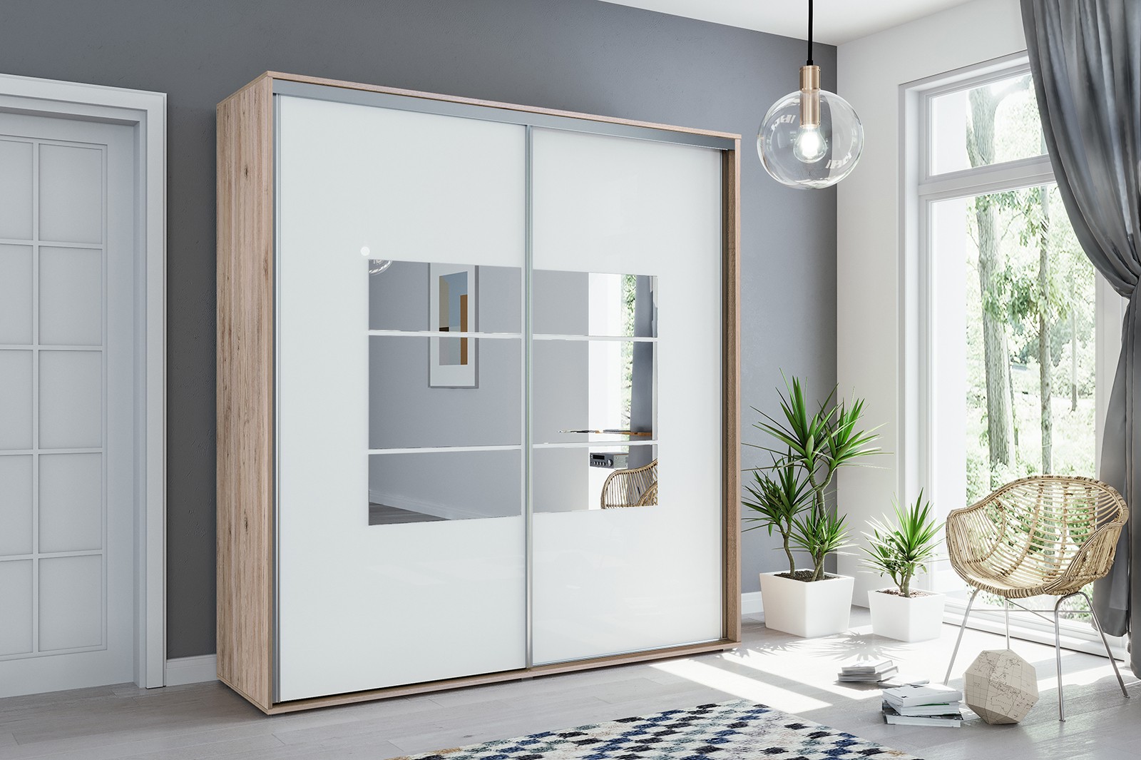 Skapski Šatní skříň Ska A2 XL Barva: San remo