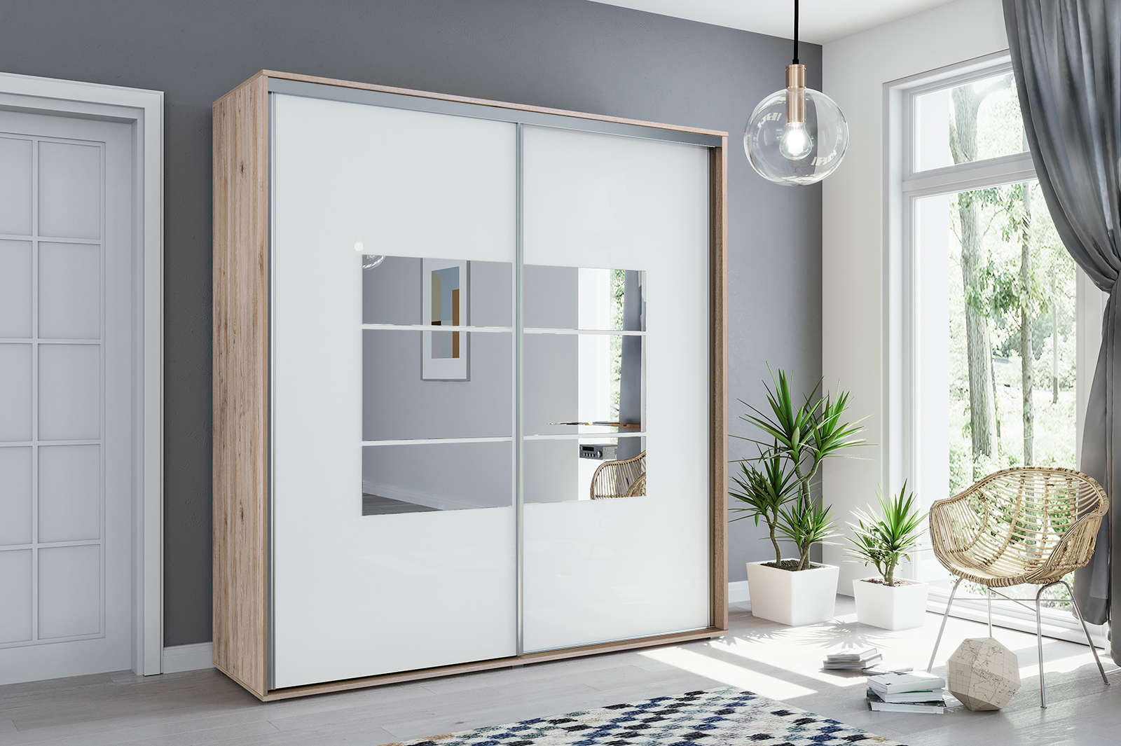 Skapski Šatní skříň Ska A2 XL Barva: San remo