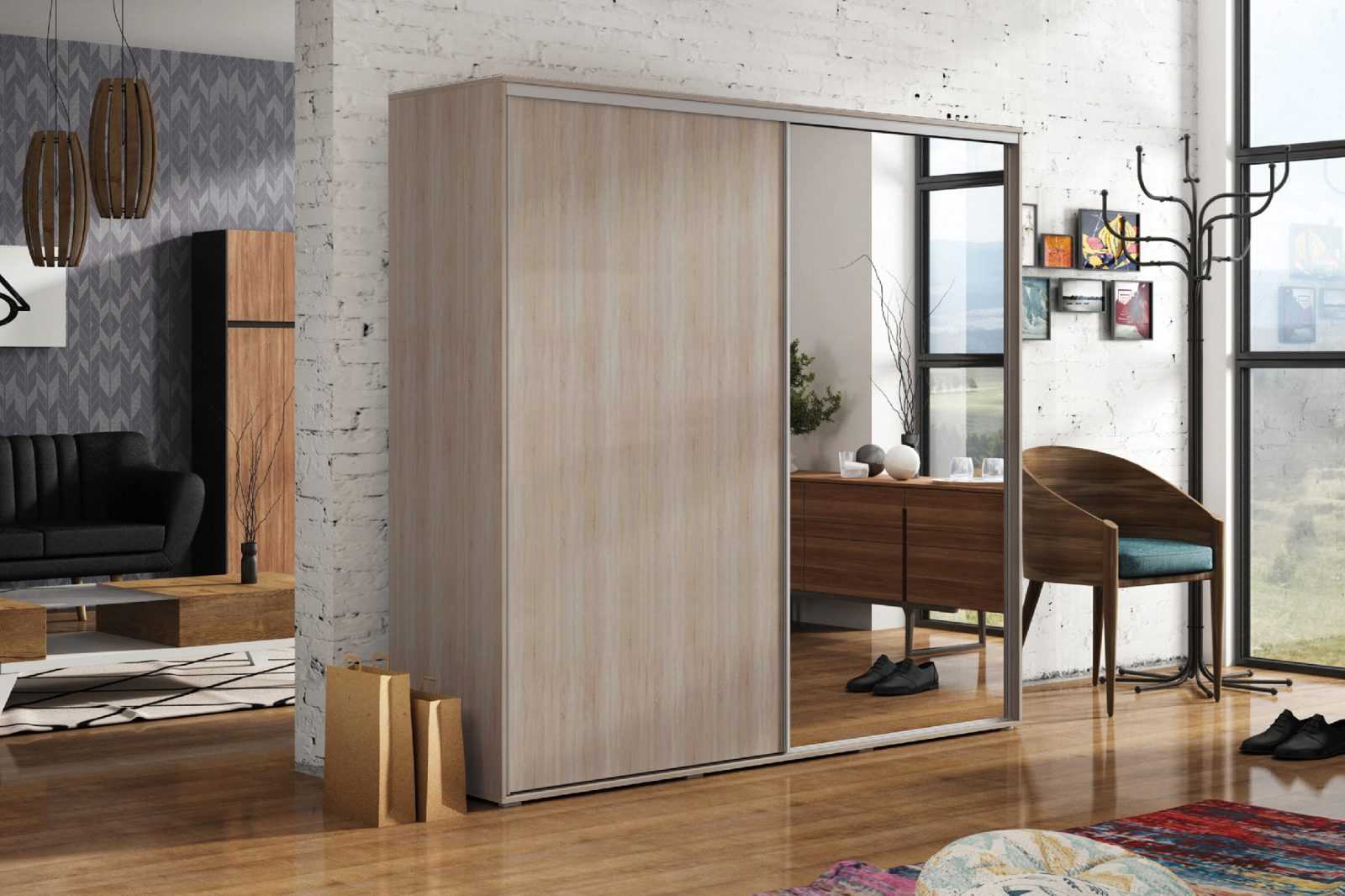 Skapski Šatní skříň Ska A20 Barva: Dub - sonoma