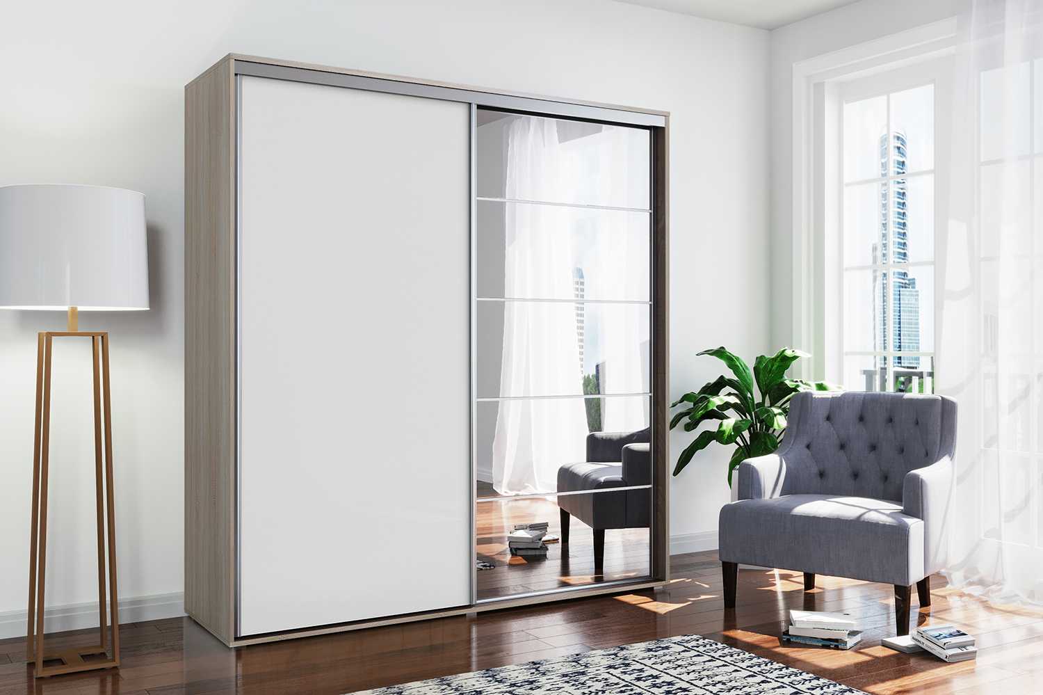 Skapski Šatní skříň Ska A21 Barva: Dub - sonoma