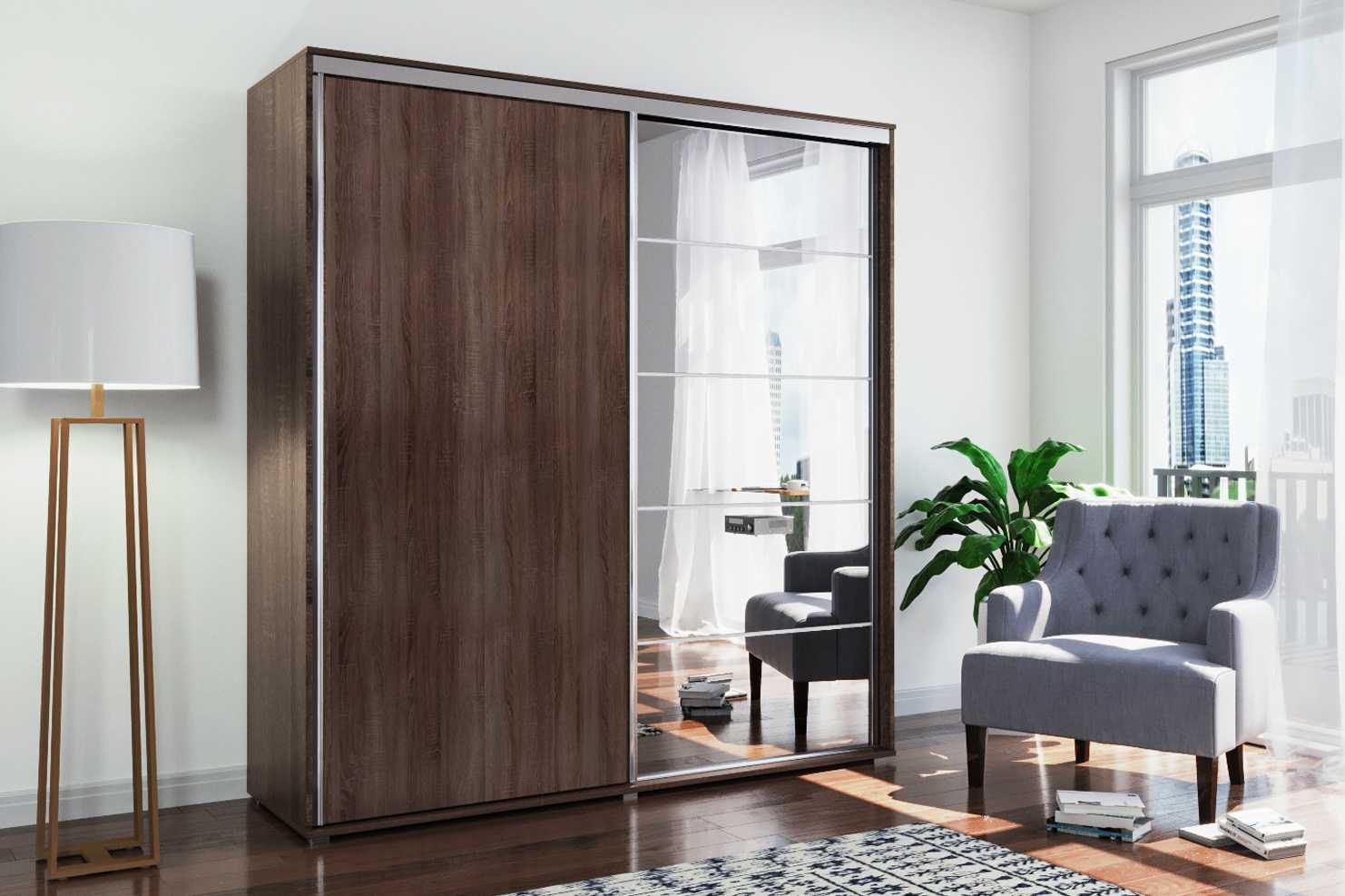 Skapski Šatní skříň Ska A21 Barva: San remo