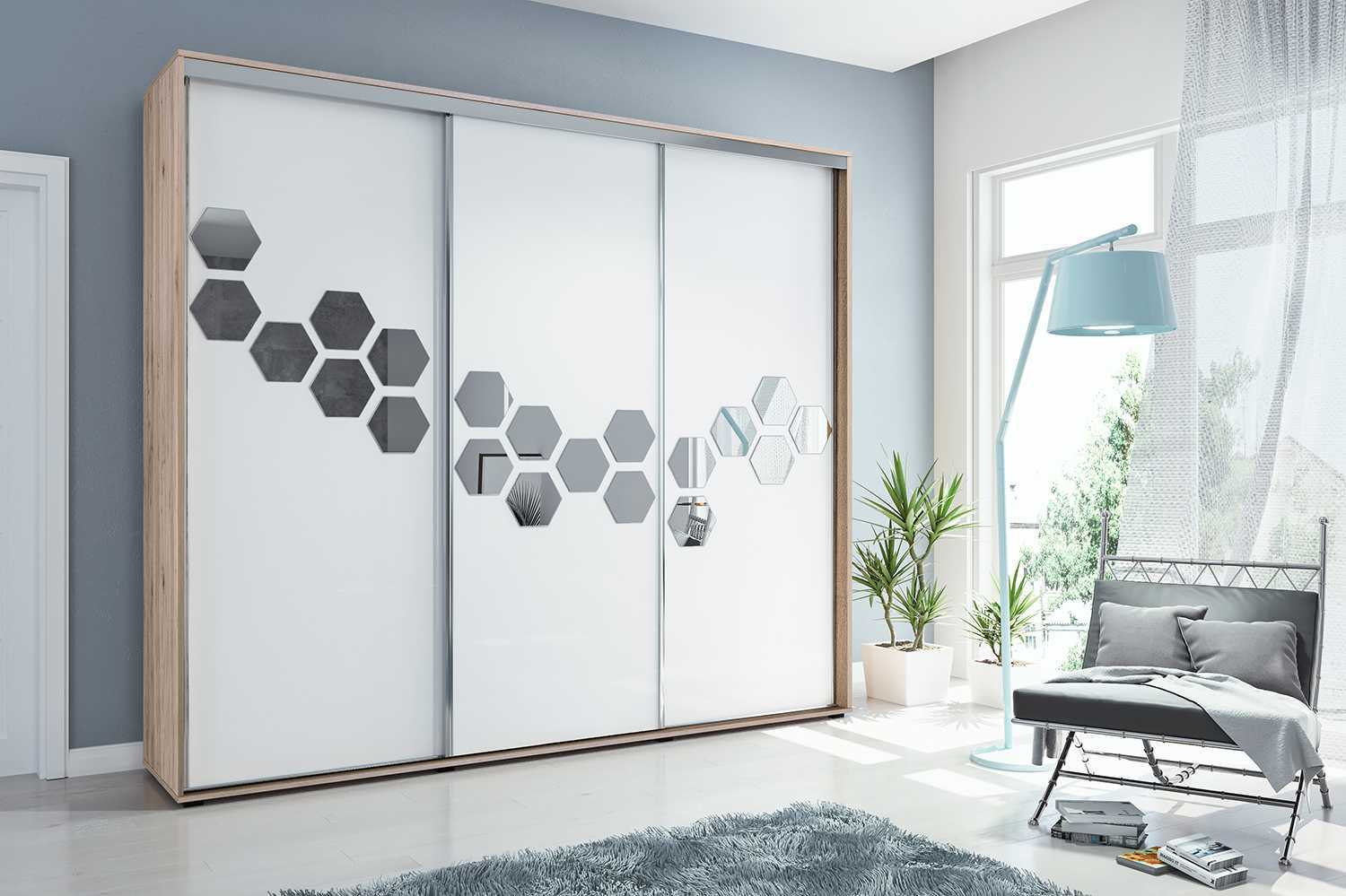 Skapski Šatní skříň Ska A23 XL Barva: San remo