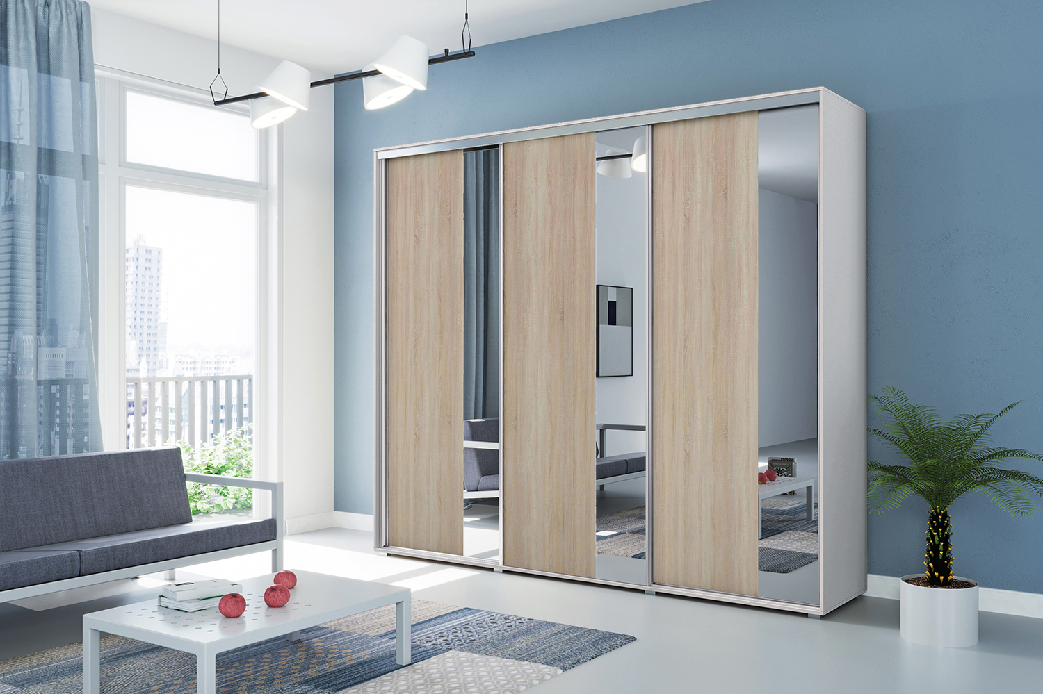 Skapski Šatní skříň Ska A29 XL Barva: Bílá