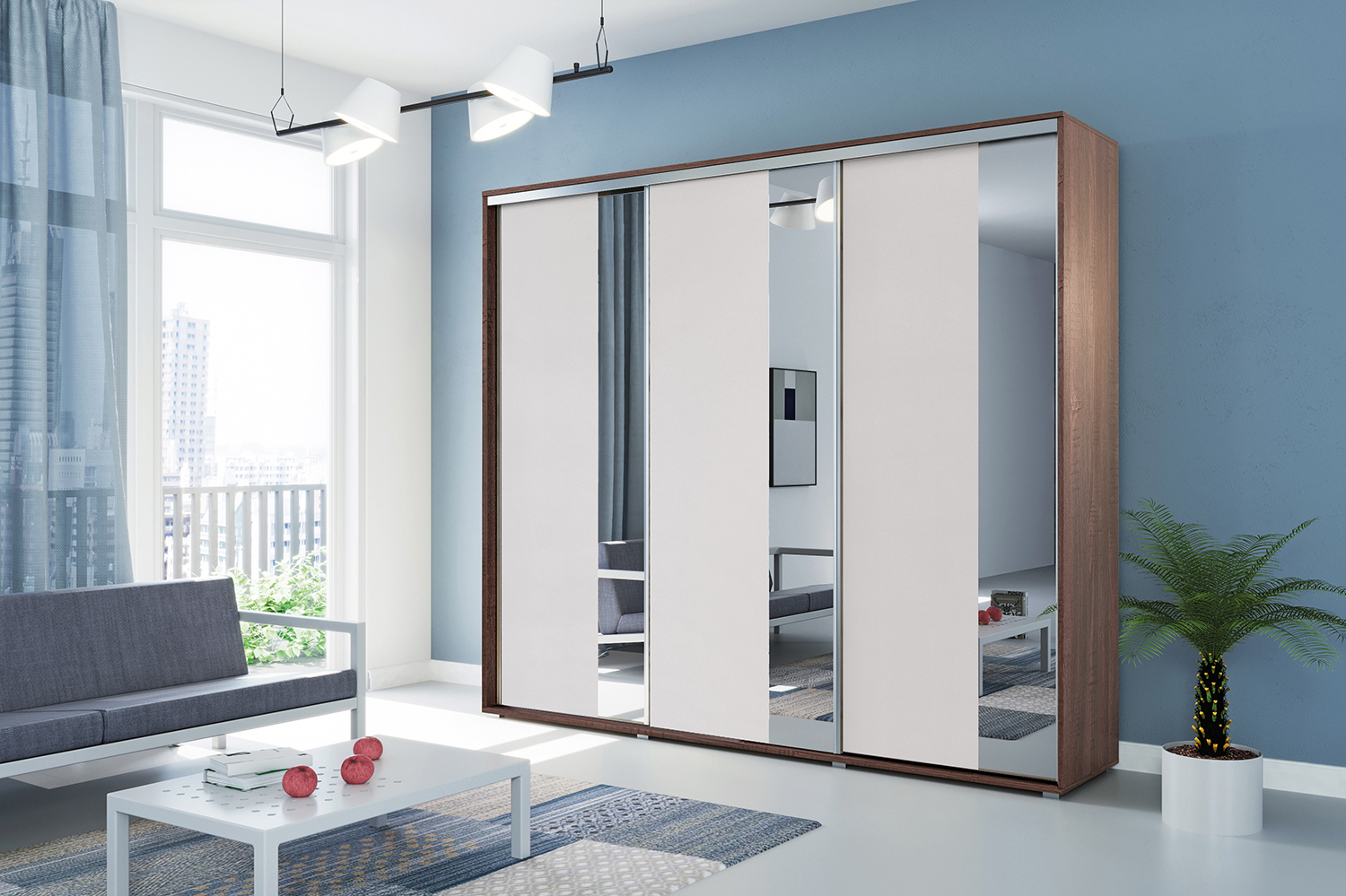 Skapski Šatní skříň Ska A29 XL Barva: Čokoláda