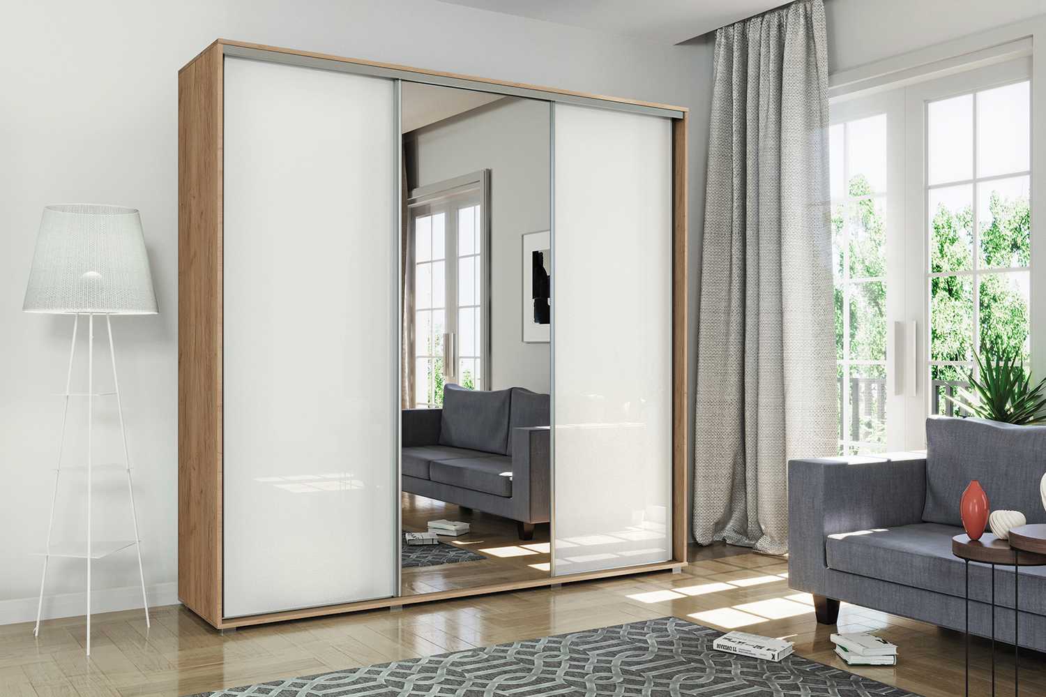 Skapski Šatní skříň Ska A30 XL Barva: Dub - Craft zlatý