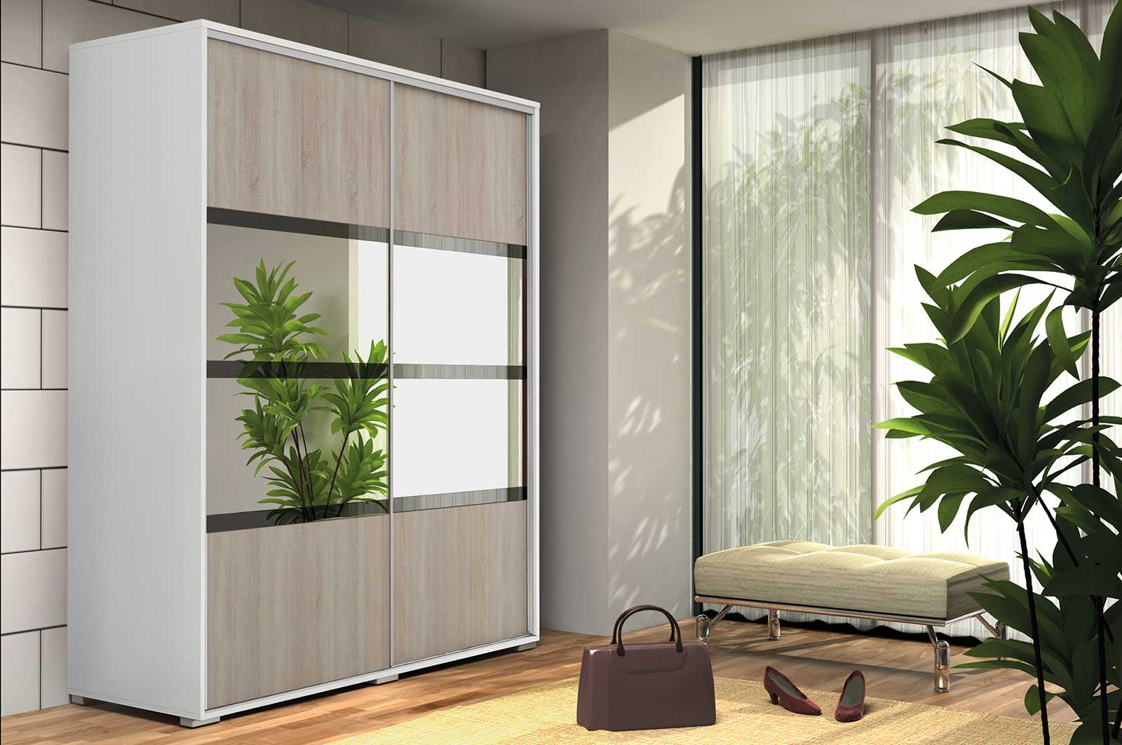 Skapski Šatní skříň Ska A9 XL Barva: Bílá