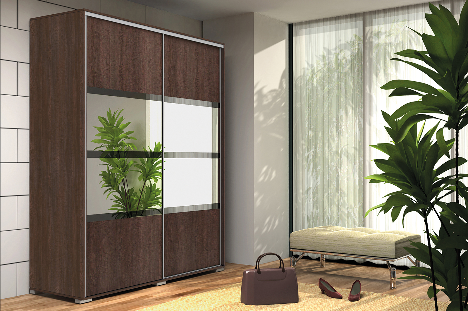 Skapski Šatní skříň Ska A9 XL Barva: Čokoláda