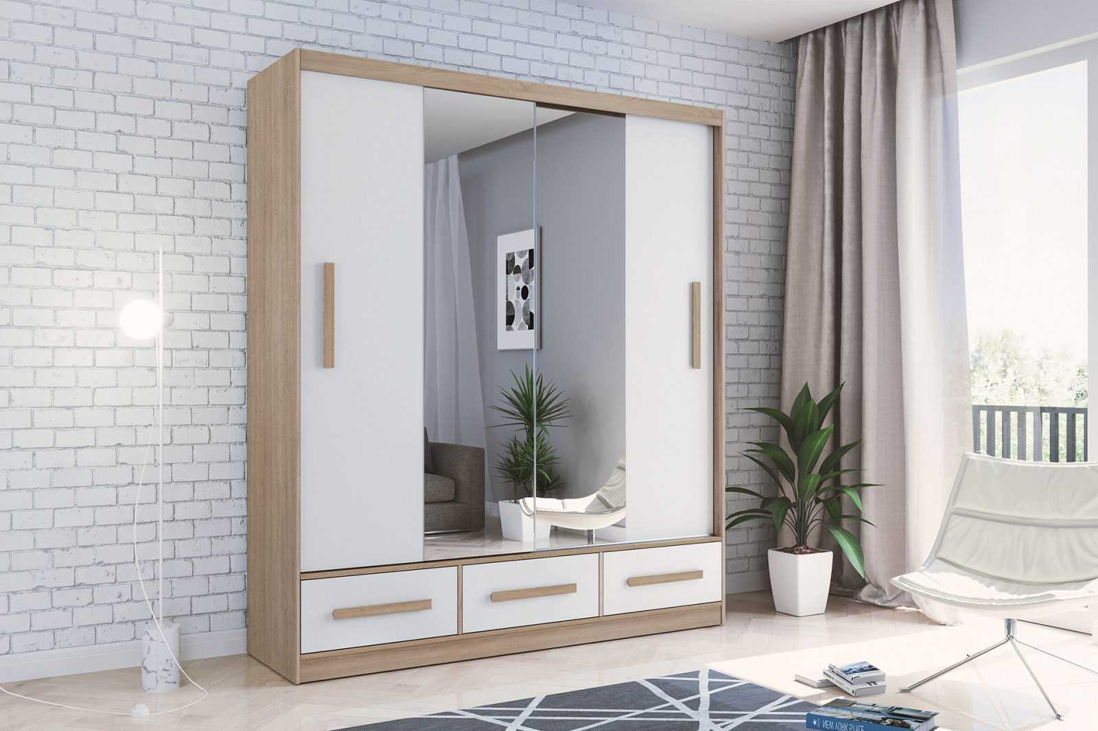 Skapski Šatní skříň Ska C1 Barva: Dub - sonoma