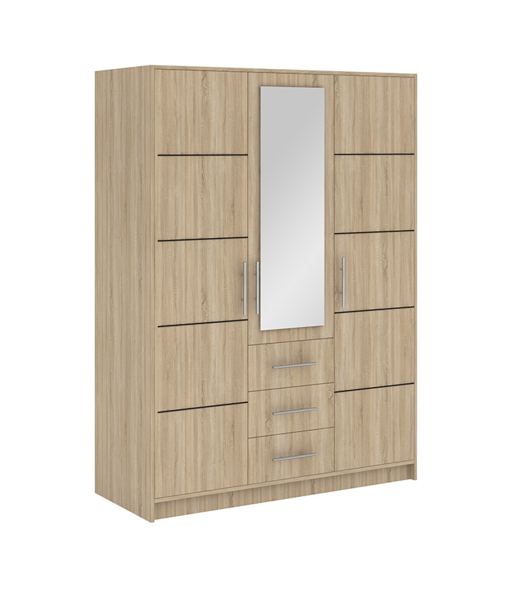 Stolar Šatní skříň Bali D3 Sonoma Barva: Dub - sonoma