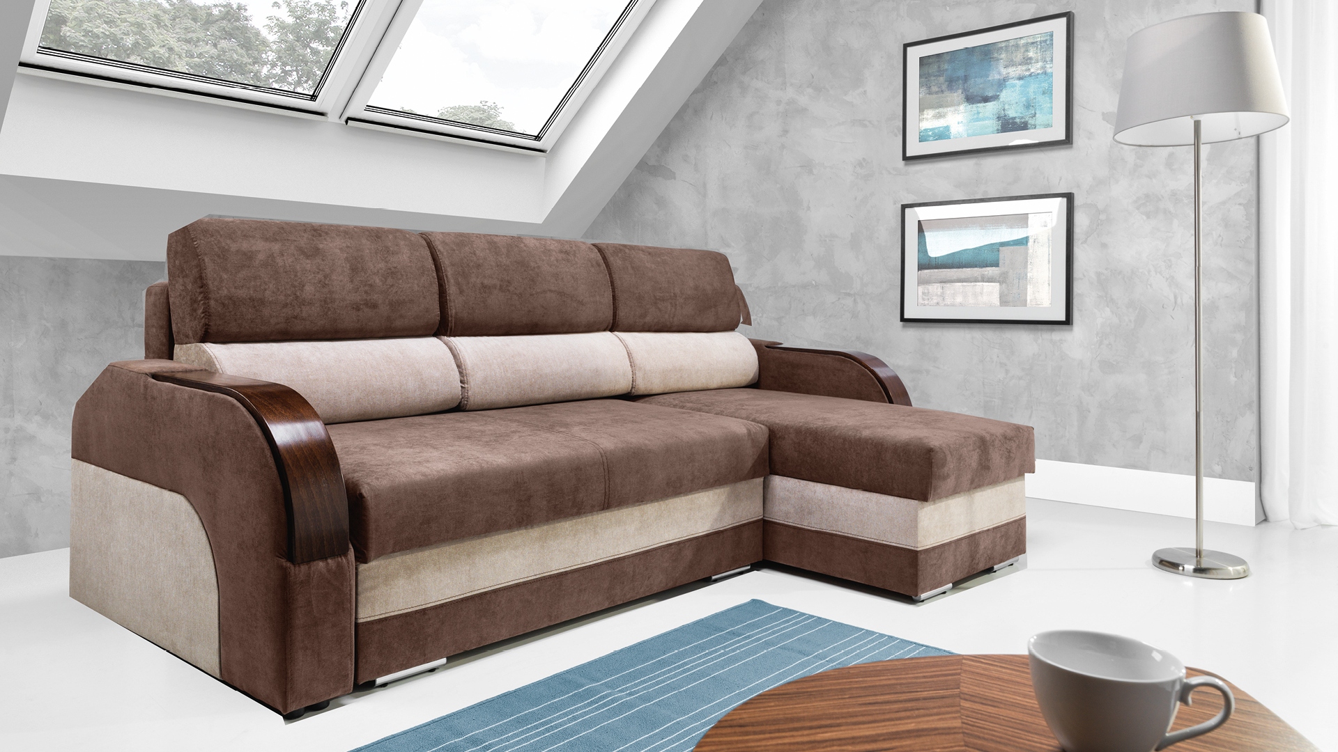 Stolar Sedací souprava Komo Provedení: Pravá varianta