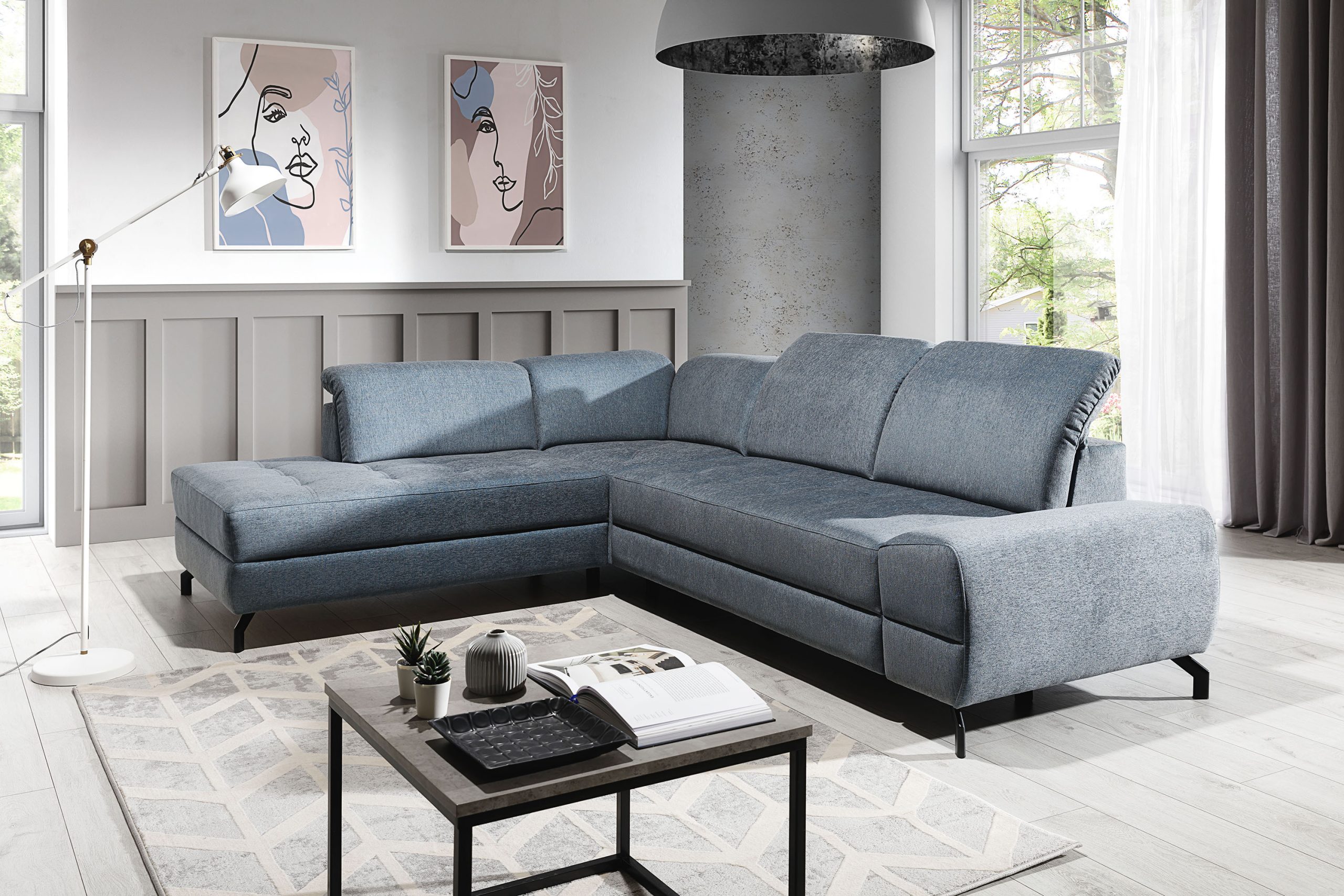 Sedací souprava Casina Nožičky: Černé