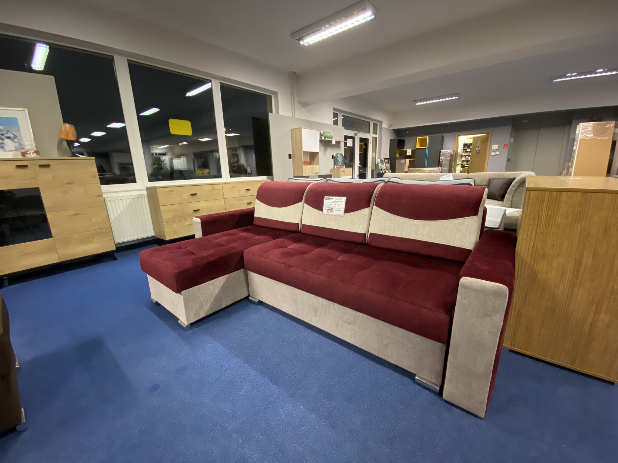 Rozkládací rohová sedací souprava Artur