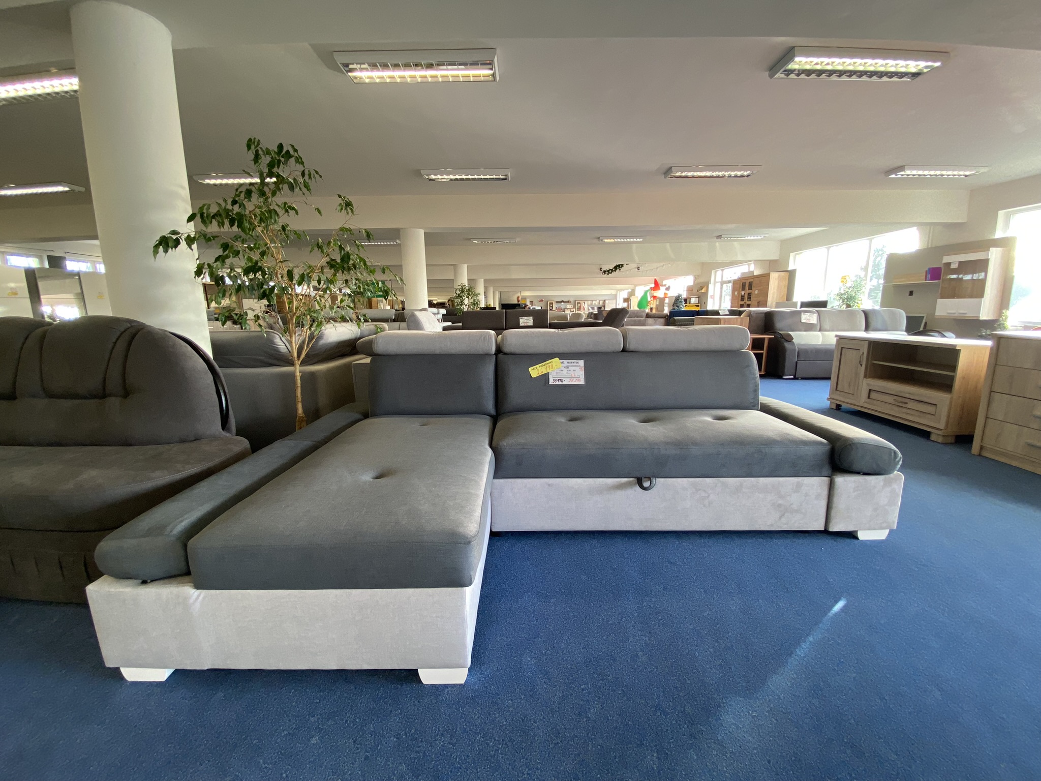 Rozkládací rohová sedací souprava Neli