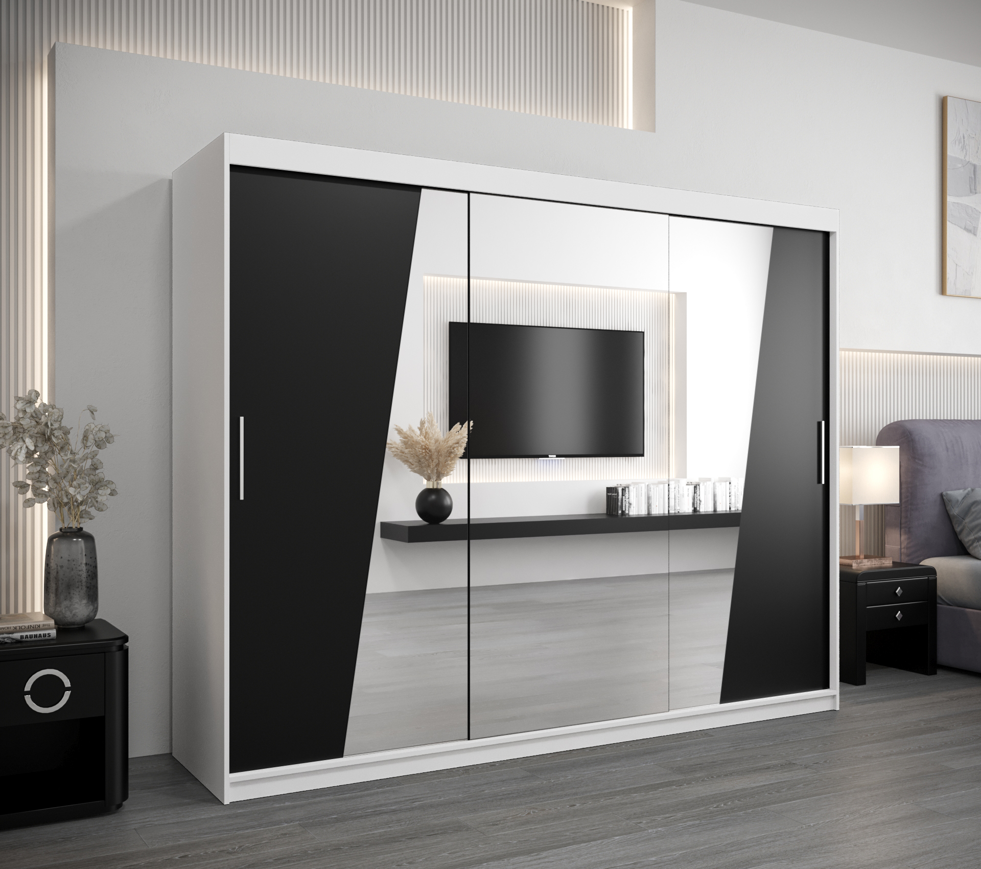 Šatní skříň Abi R0 Barva: Bílá