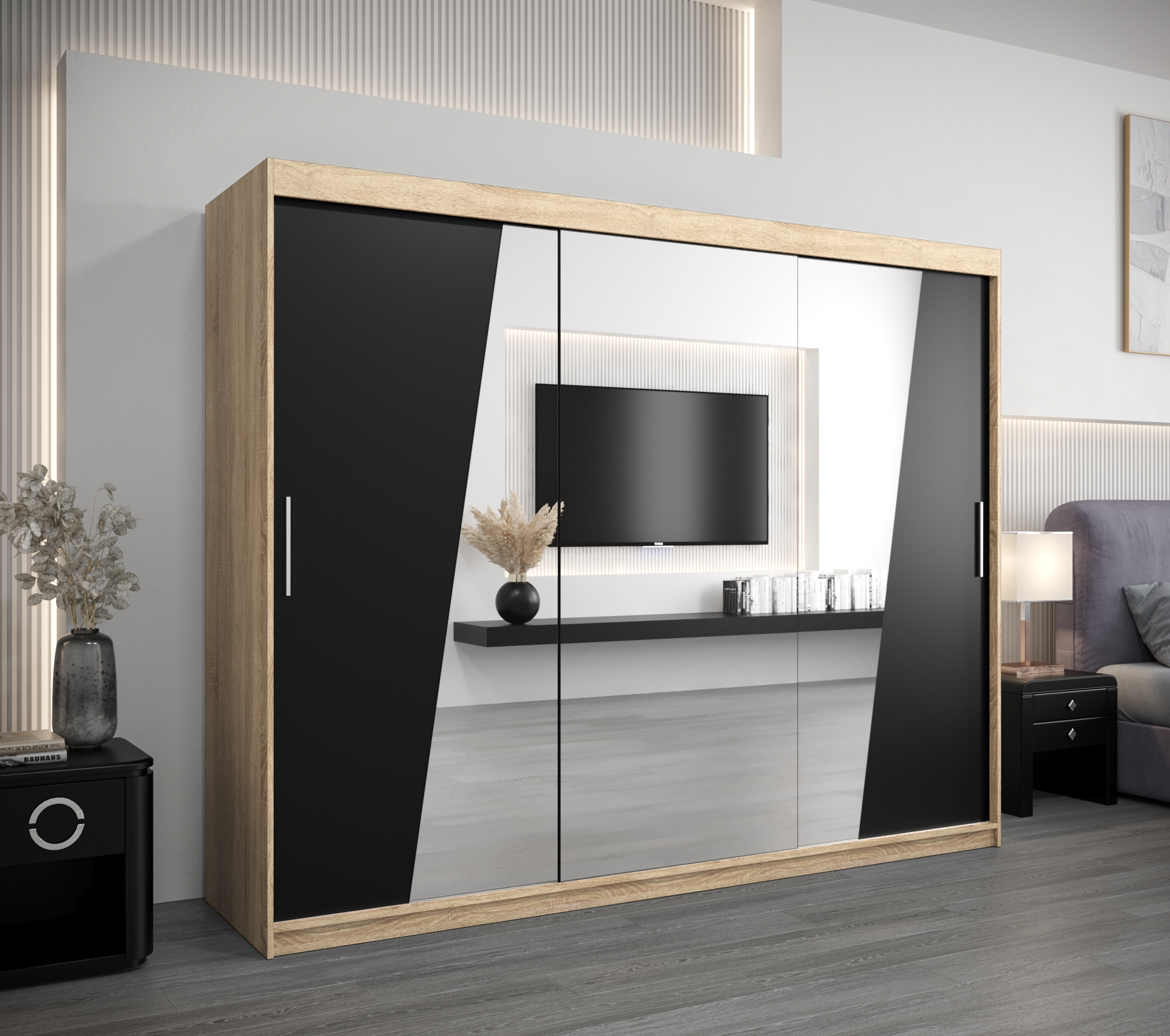 Šatní skříň Abi R0 Barva: Dub - sonoma