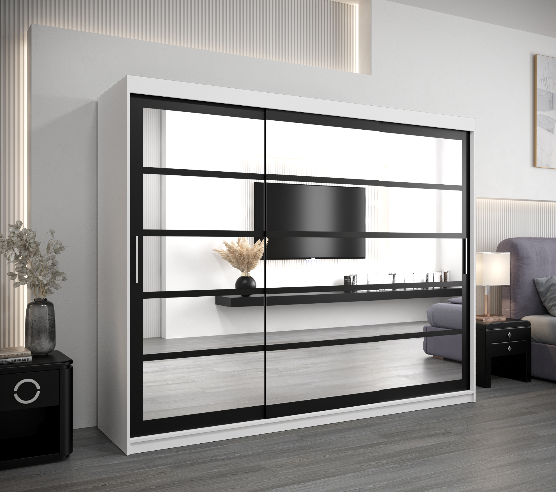 Šatní skříň Abi Ro2 Barva: Bílá