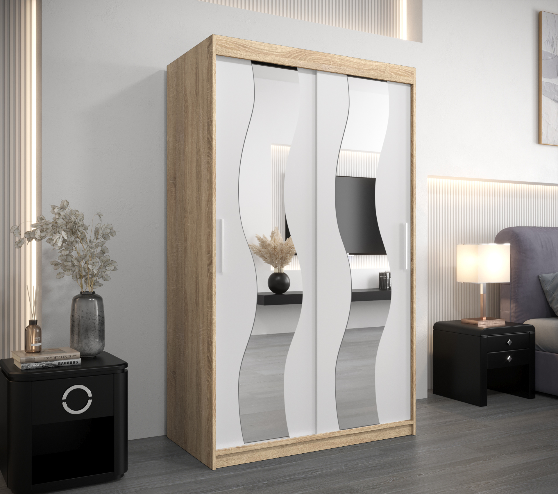 Šatní skříň Abi Se Barva: Dub - sonoma