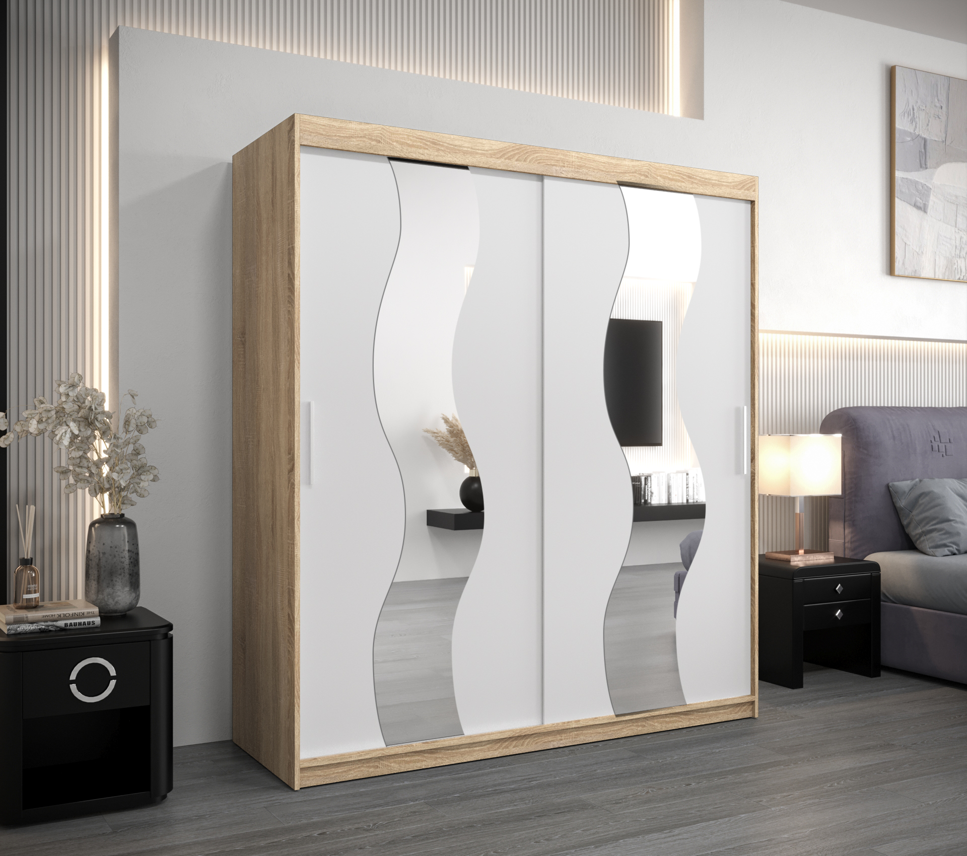 Šatní skříň Abi Se Barva: Dub - sonoma