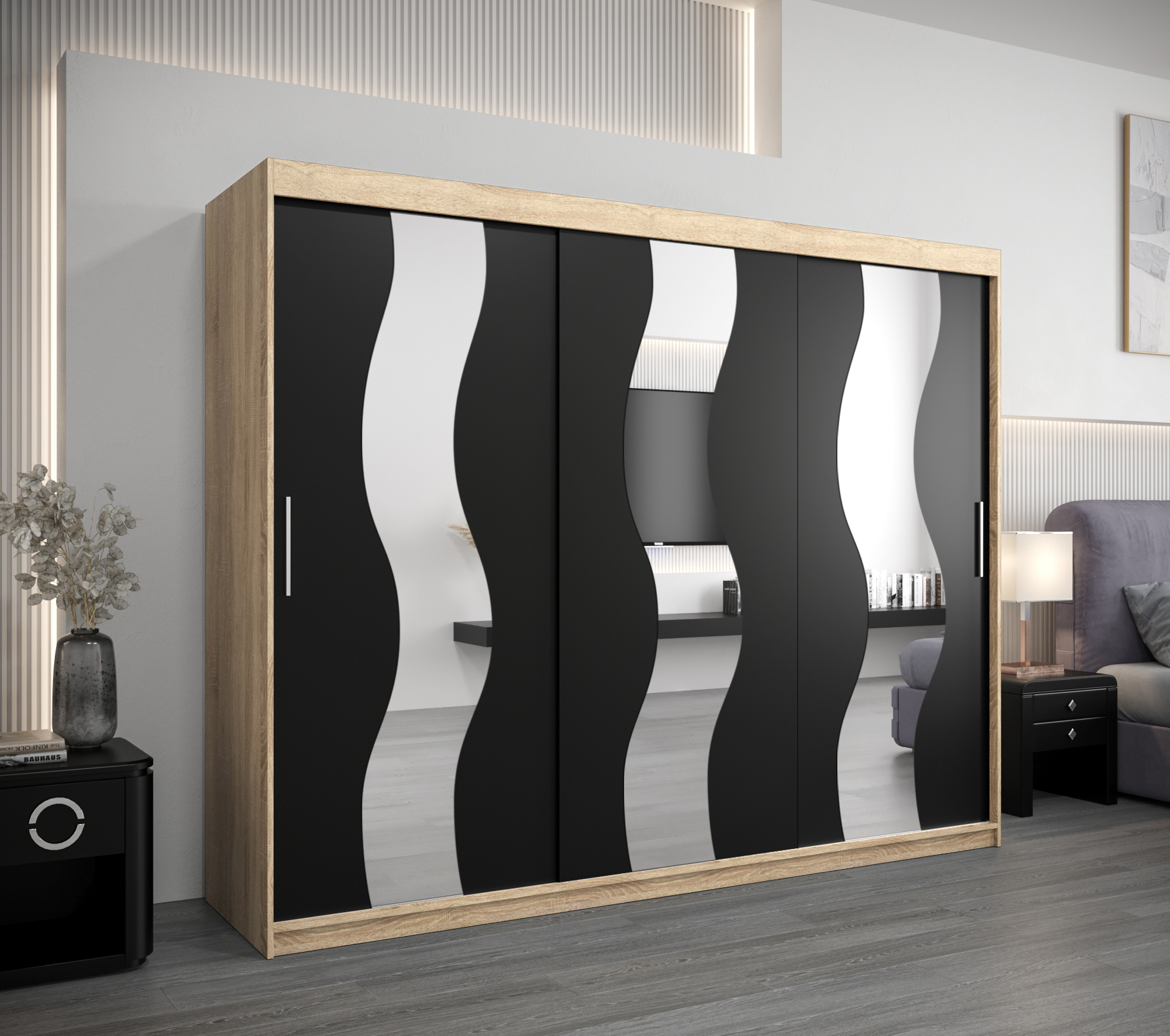 Šatní skříň Abi Se Barva: Dub - sonoma