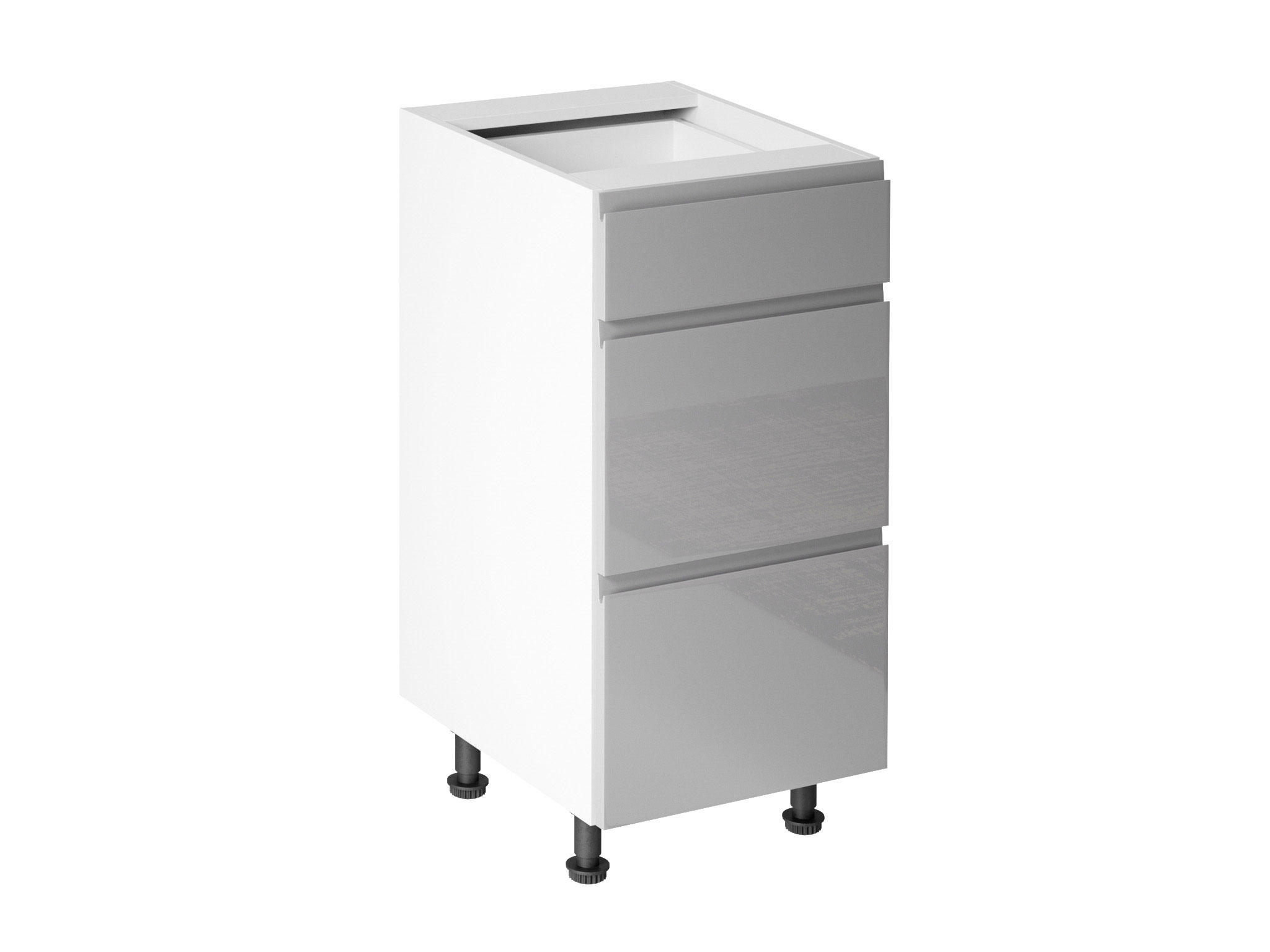 Spodní skříňka Aspen D40S3 Barva dveří: Šedá