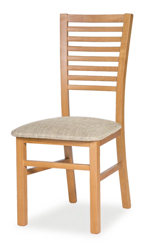 Židle Daniel 6 - čalouněný sedák Barva korpusu: Bílá