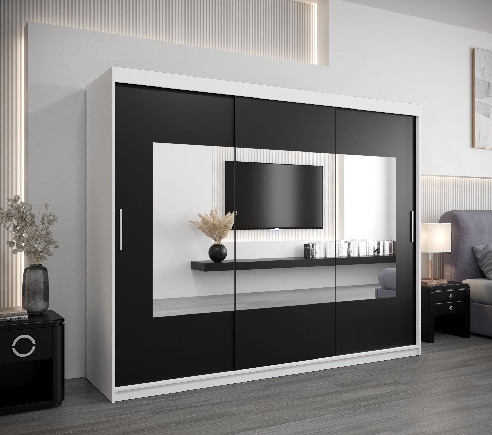 Šatní skříň Abi To Barva korpusu: Bílá