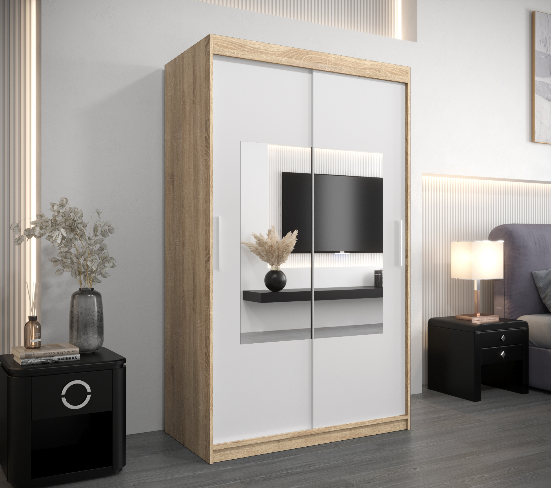 Šatní skříň Abi To Barva korpusu: Dub - sonoma