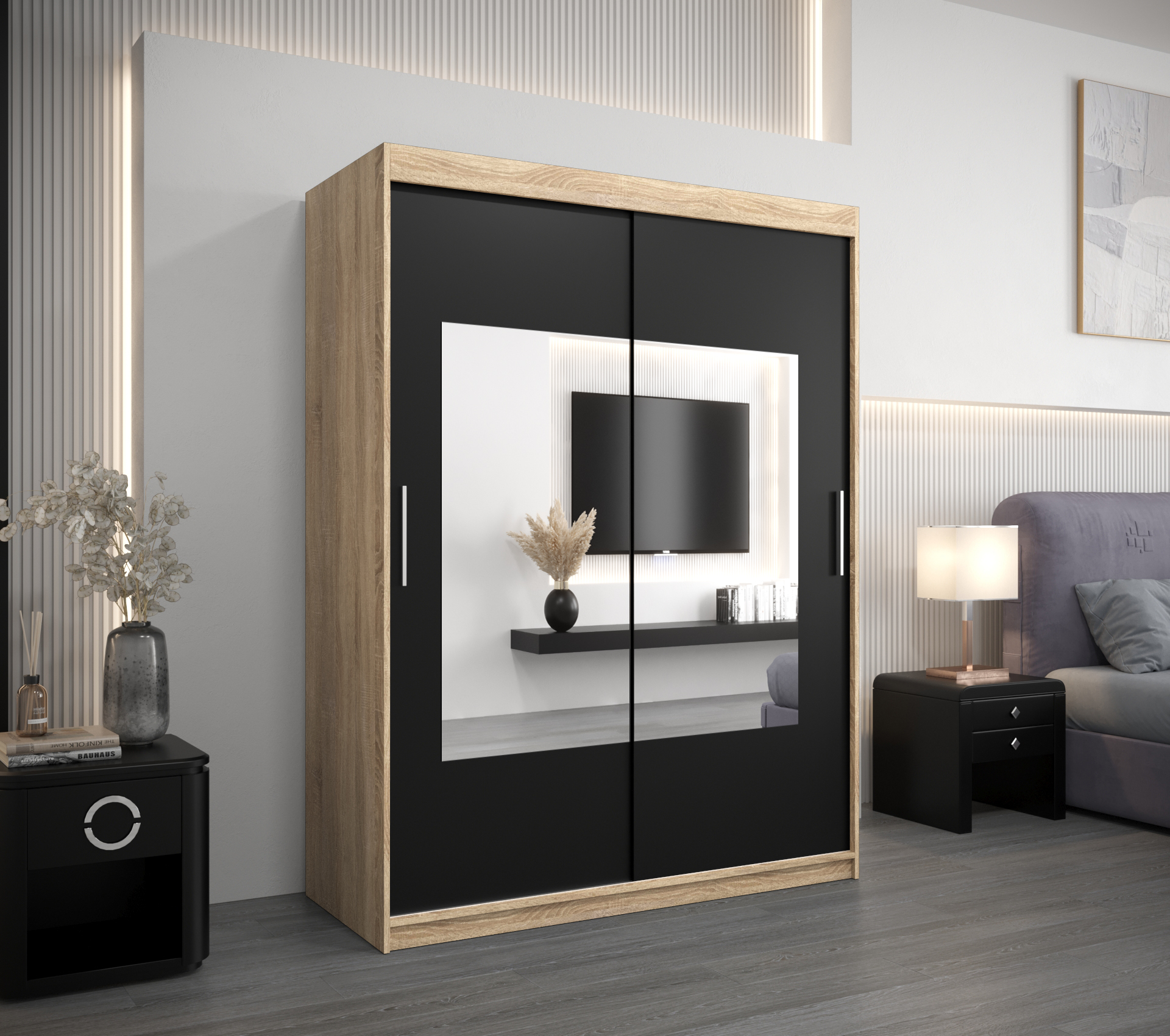 Šatní skříň Abi To Barva korpusu: Dub - sonoma