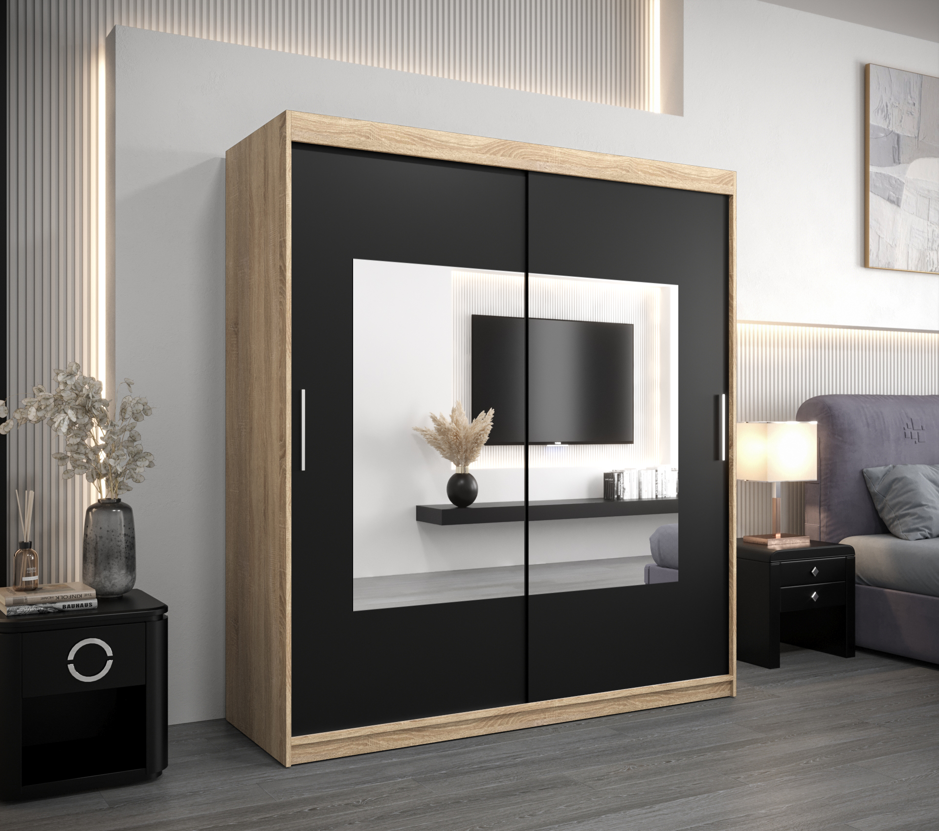 Šatní skříň Abi To Barva korpusu: Dub - sonoma