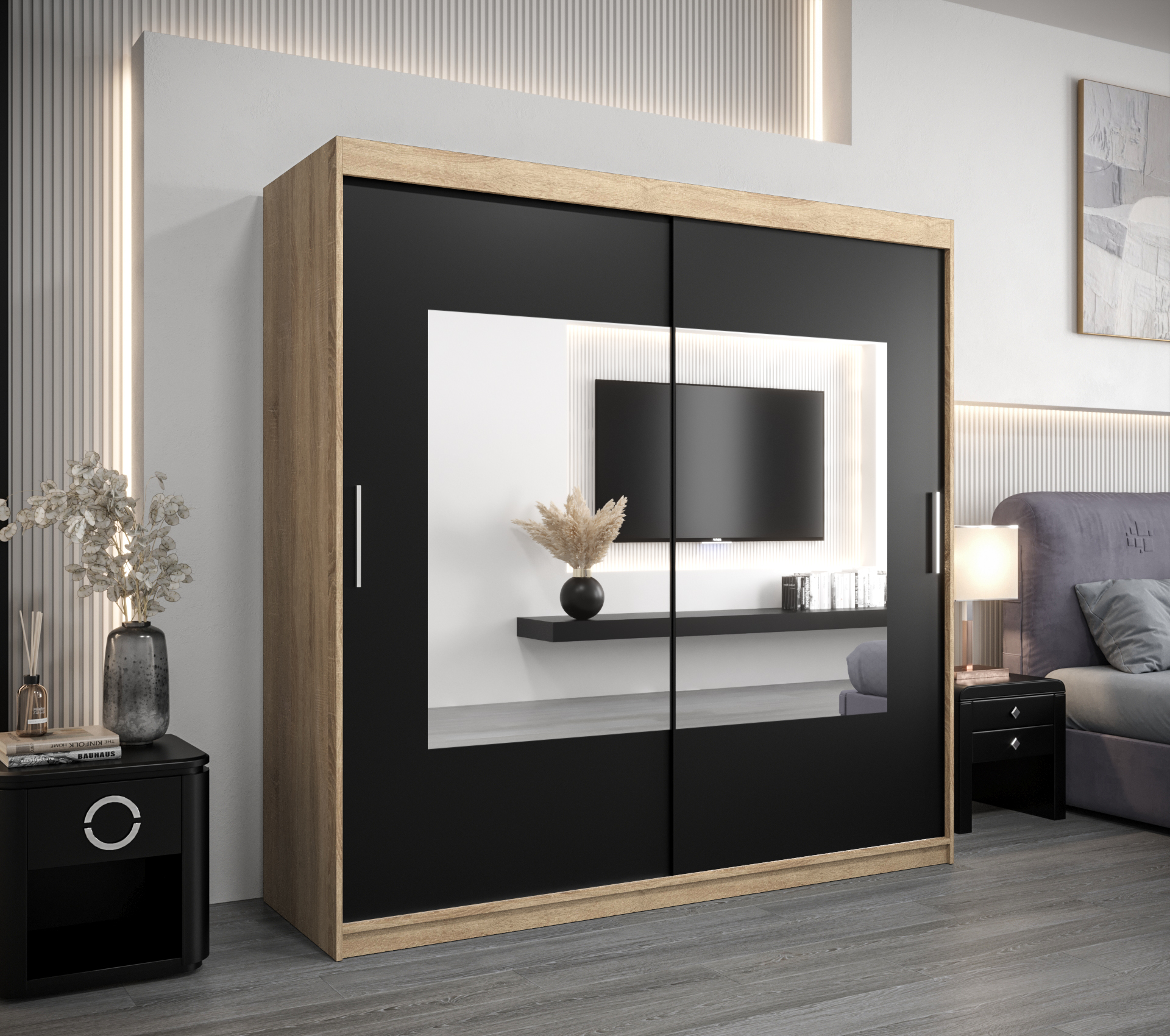 Šatní skříň Abi To Barva korpusu: Dub - sonoma