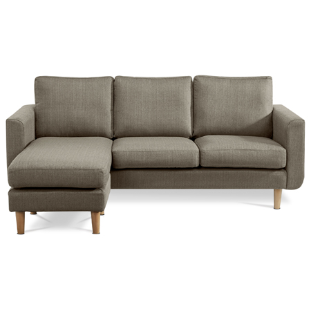 Trojmístná sedačka s mobilním taburetem