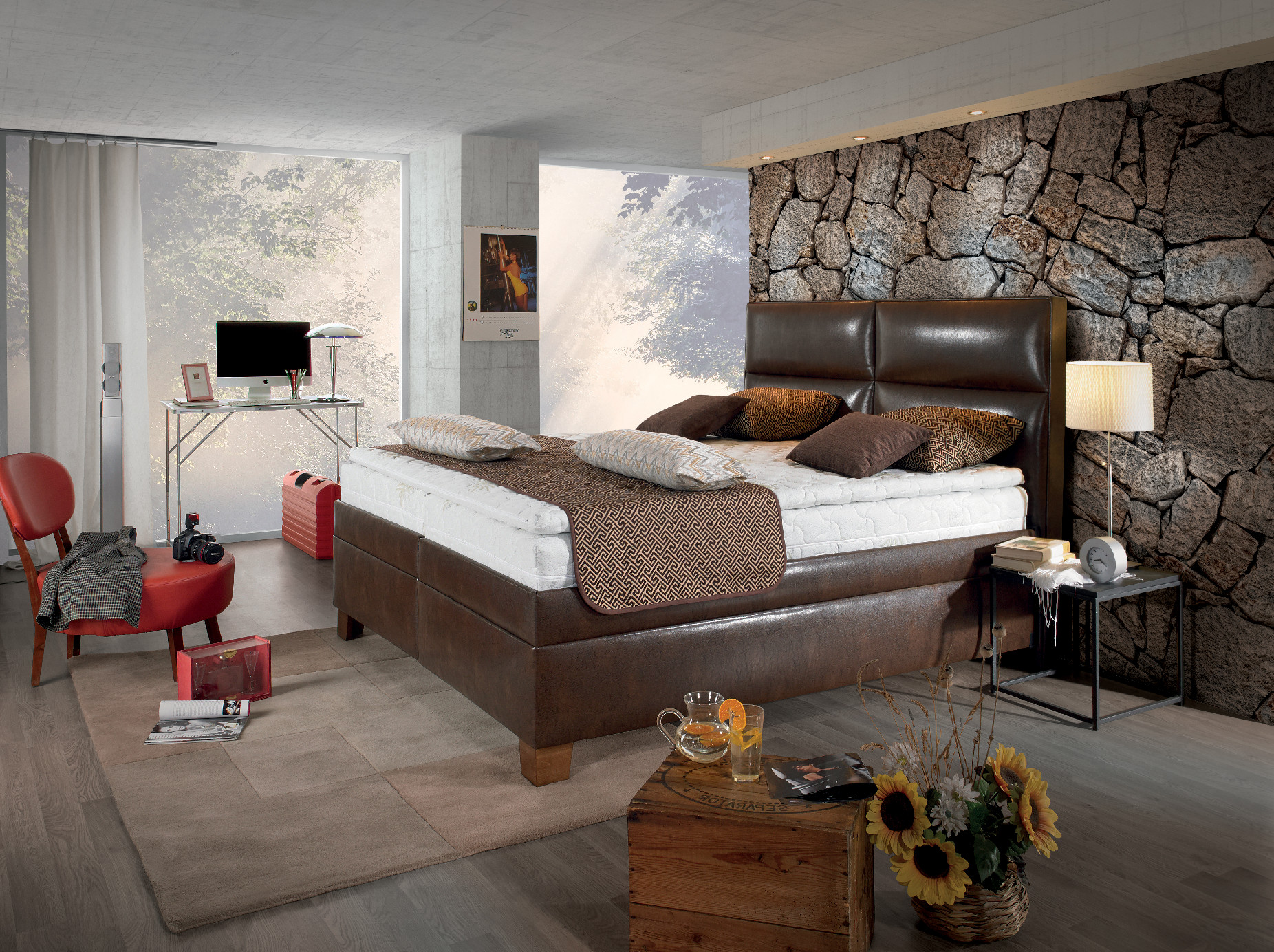 Boxspring Luigi Rozměr: 180x200 cm