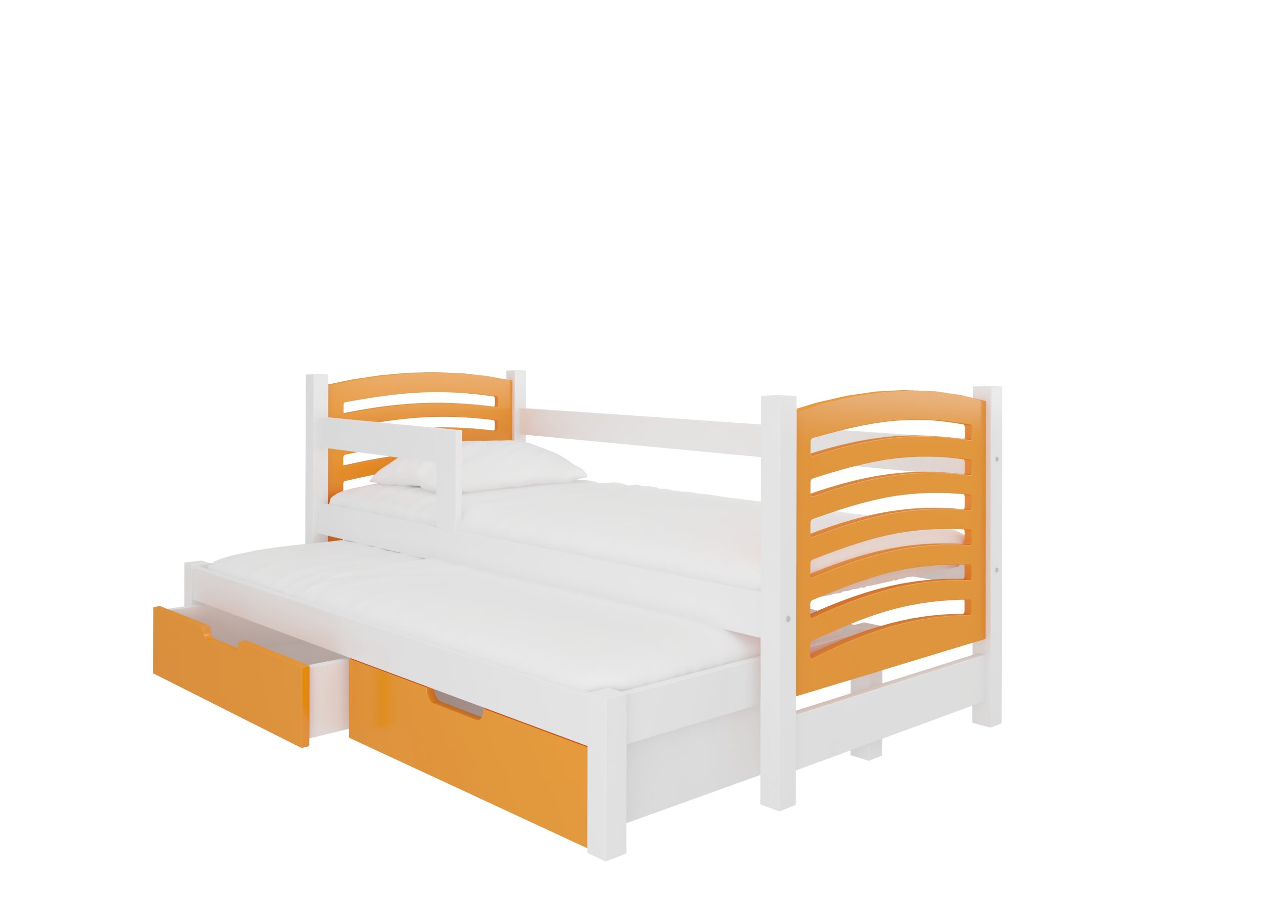 Dětská postel Avila s přistýlkou Rám: Bílá