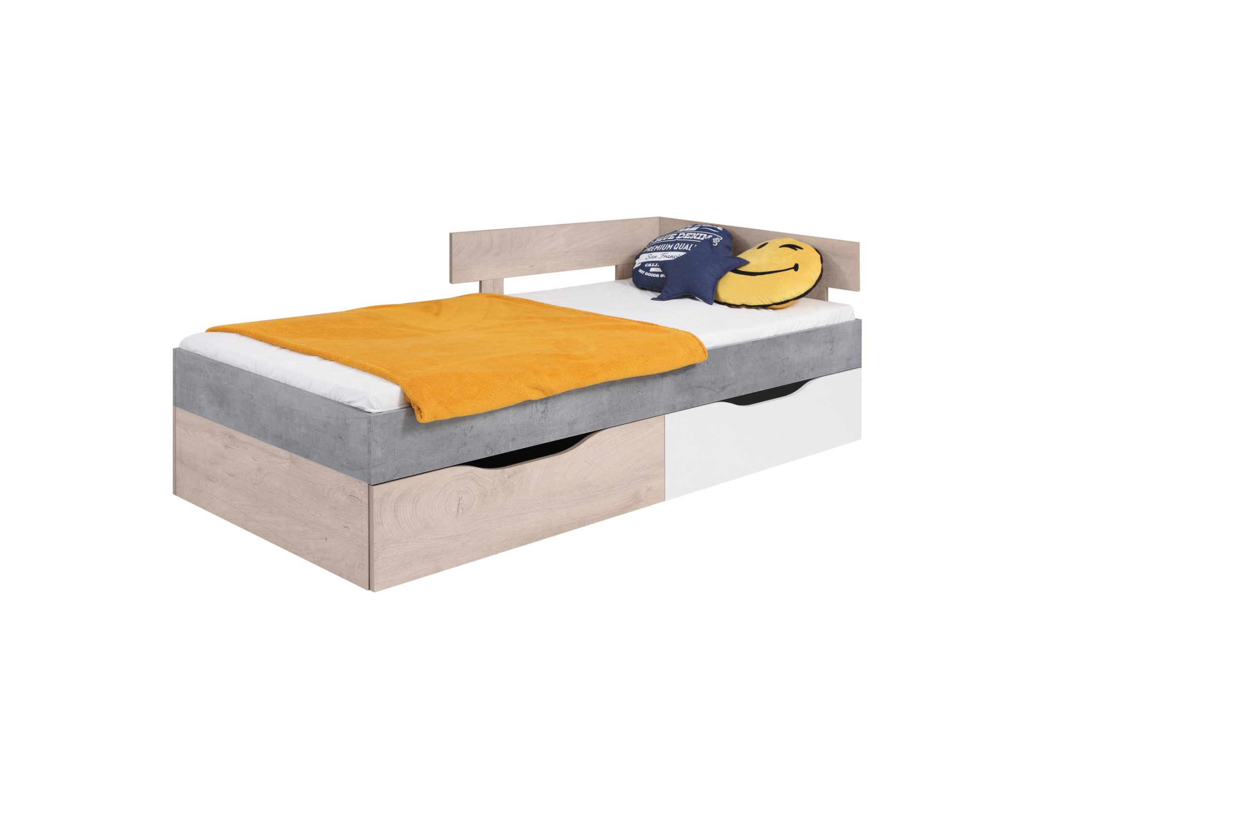 Dětská postel Sigma SI15 Barva korpusu: Beton/Bílá/Dub