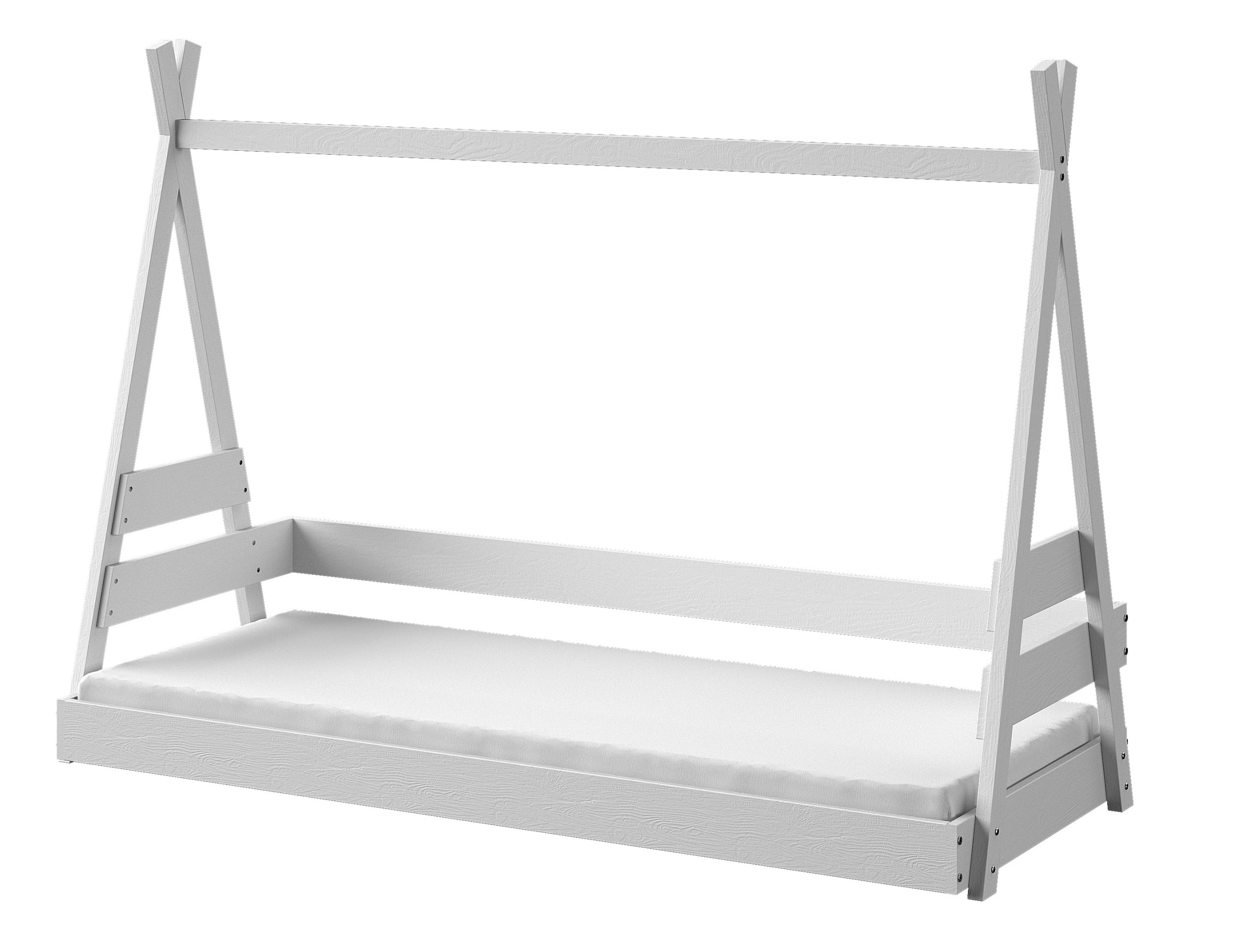 Dětská postel Tipi Barva korpusu: Bílá