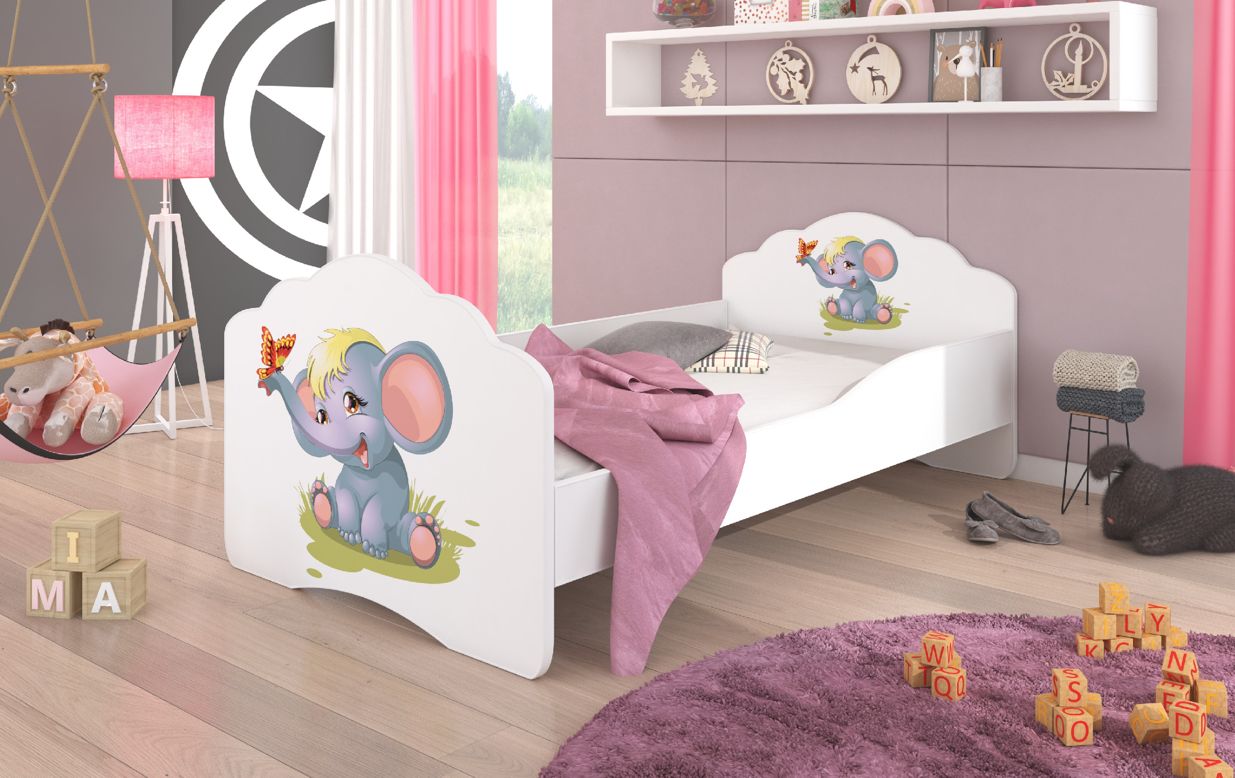 Dětská postel s obrázky - čelo Casimo Rozměr: 160 x 80 cm