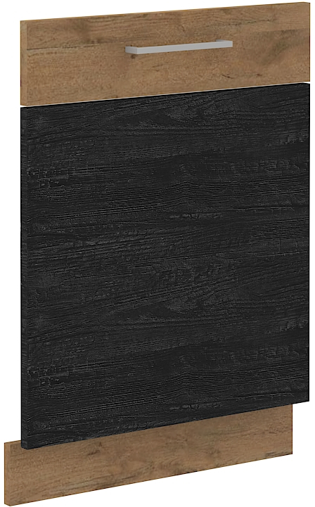 Dvířka na vestavnou myčku nádobí Vigo ZM 713x596 Barva korpusu: Dub Lancelot + Dark wood