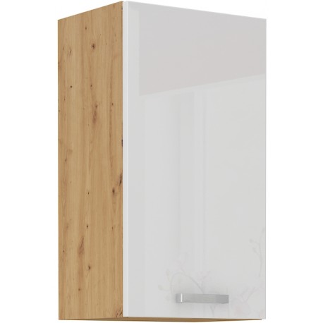 Horní skříňka Artisan 40 G-72 1F Barva korpusu: Dub Artisan + Bílý lesk