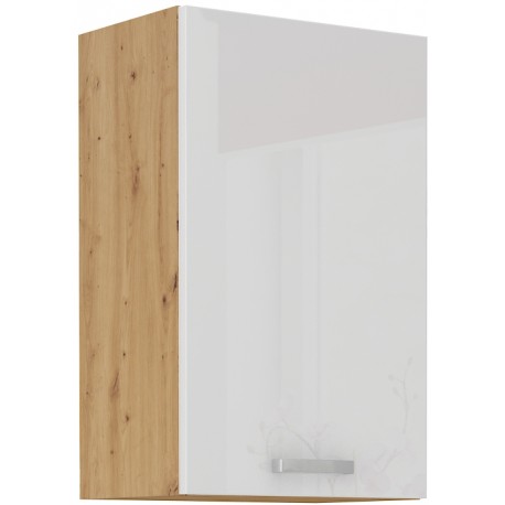 Horní skříňka Artisan 45 G-72 1F Barva korpusu: Dub Artisan + Bílý lesk