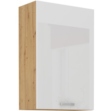 Horní skříňka Artisan 60 G-90 1F Barva korpusu: Dub Artisan + Bílý lesk