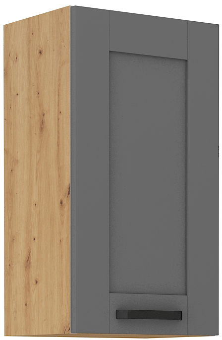 Horní skříňka Luna 40 G-72 1F Barva korpusu: Dust Grey + Dub artisan