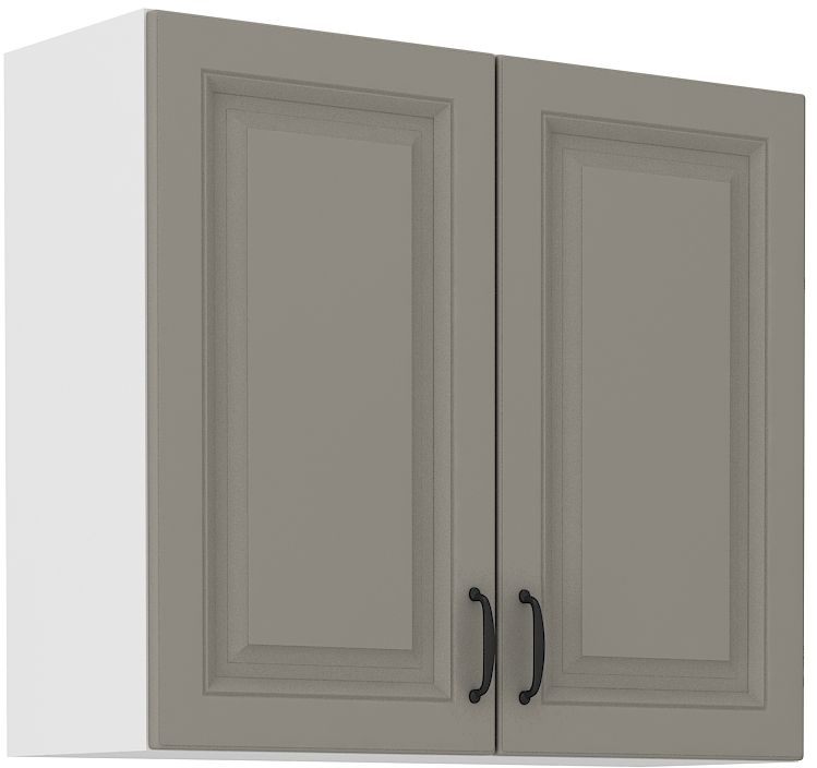 Horní skříňka Stilo 80 G-72 2F Barva korpusu: Clay Grey + Bílá