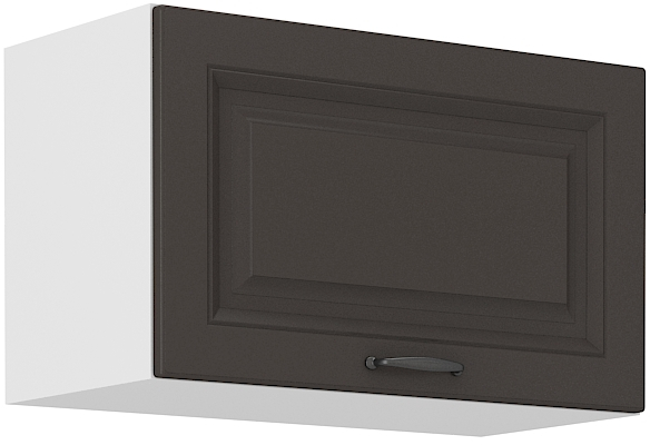 Horní skříňka nad digestoř Stilo 60 GU-36 1F Barva korpusu: Grafit + Bílá