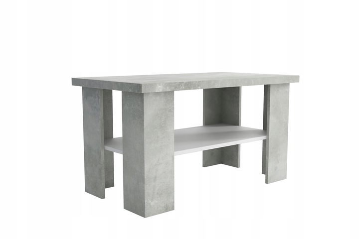 Konferenční stolek Olga Barva korpusu: Beton + Bílá