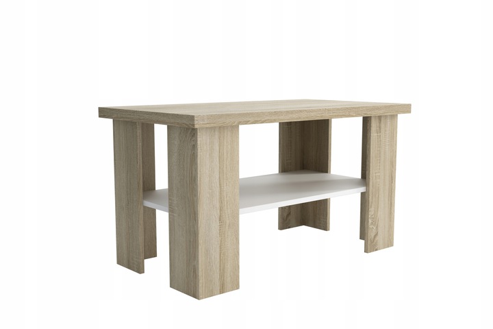 Konferenční stolek Olga Barva korpusu: Dub sonoma + Bílá