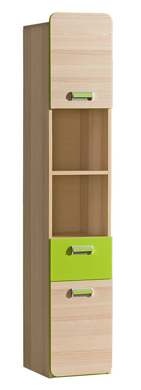 Regál Lorento L3 Barva korpusu: Zelená / Jesion coimbra